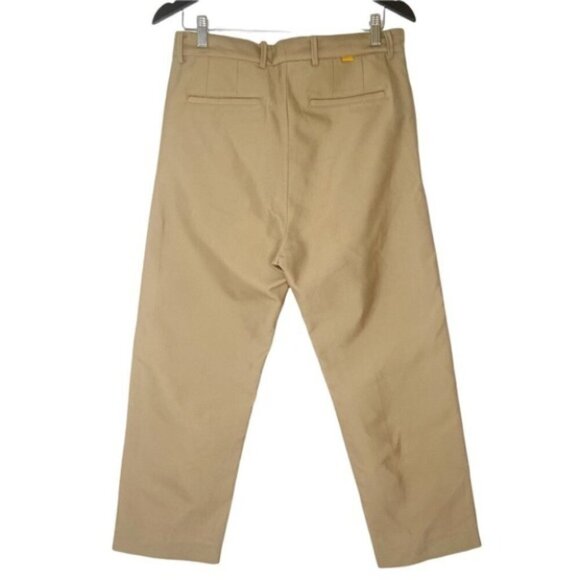 NEW Union Los Angeles khaki beige flat front pants - Picture 4 of 8